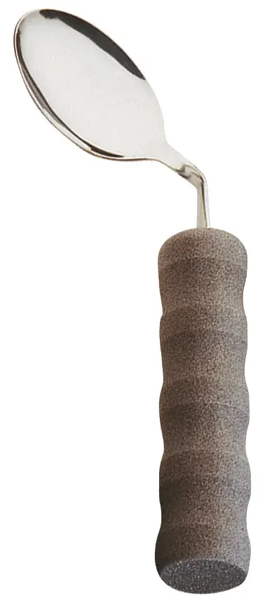 Couverts ergonomiques courbés avec manche en mousse
