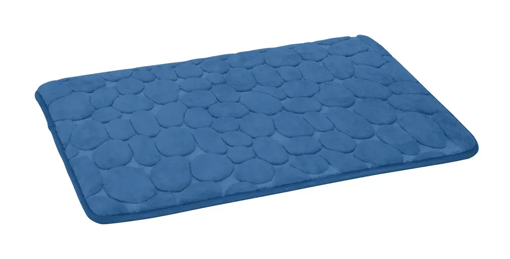 Tapis mémoire de forme motif galets