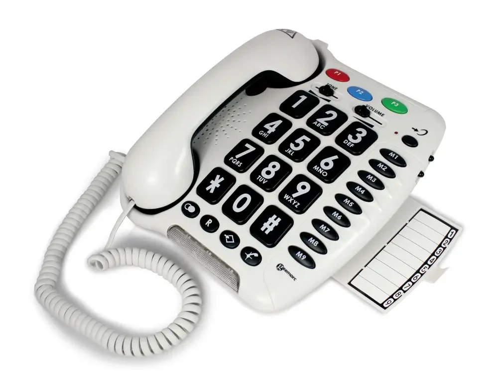 Téléphone sénior filaire grosses touches CL100