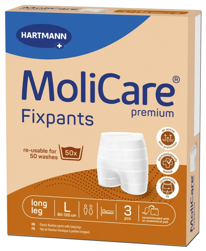 Slip de maintien pour protection urinaire Fixpants Premium long leg