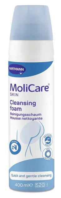 Produit Mousse nettoyante Molicare Skin Image