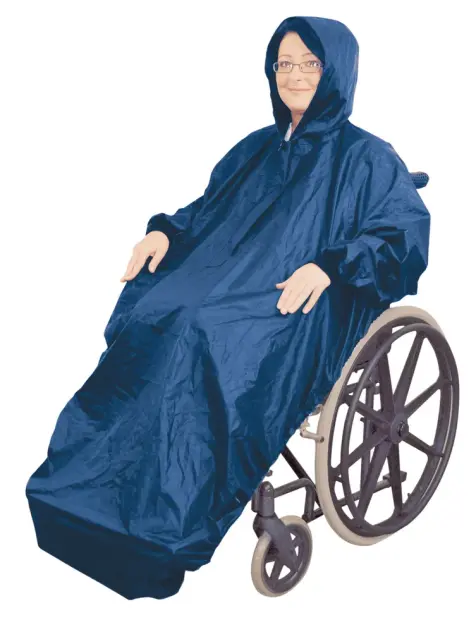 Produit Imperméable doublé polaire pour fauteuil roulant Image