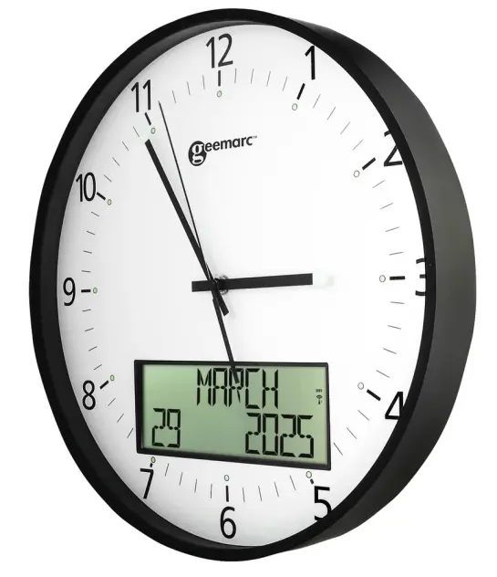 Produit Horloge analogique avec écran numérique Viso 60 Image
