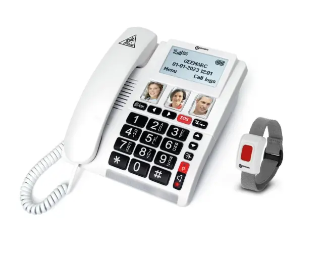 Produit Téléphone sénior filaire touches photos CL9000 Image