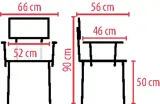 Vignette - Chaise percée Candy 155
