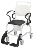 Vignette - Chaise de douche sur roues Bonn avec assise percée