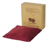 Vignette - Coussin cœur de cerise noyeux de cerise