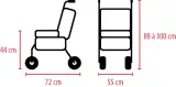 Vignette - Rollator avec siège