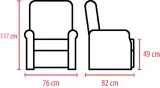 Vignette - Fauteuil releveur 3 moteurs Nest