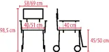 Vignette - Fauteuil de transfert Stan'Ultra