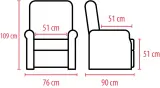 Vignette - Fauteuil releveur 3 moteurs