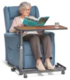 Vignette - Table diffusion pour fauteuil releveur