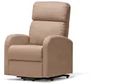 Vignette - Fauteuil releveur 1 moteur Olive spécial mal de dos