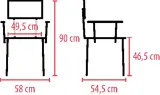 Vignette - Chaise percée en bois Komod