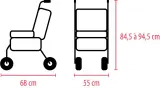 Vignette - Déambulateur 4 roues Rio