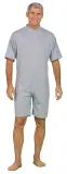 Vignette - Grenouillère adulte mixte Caz manches et jambes courtes