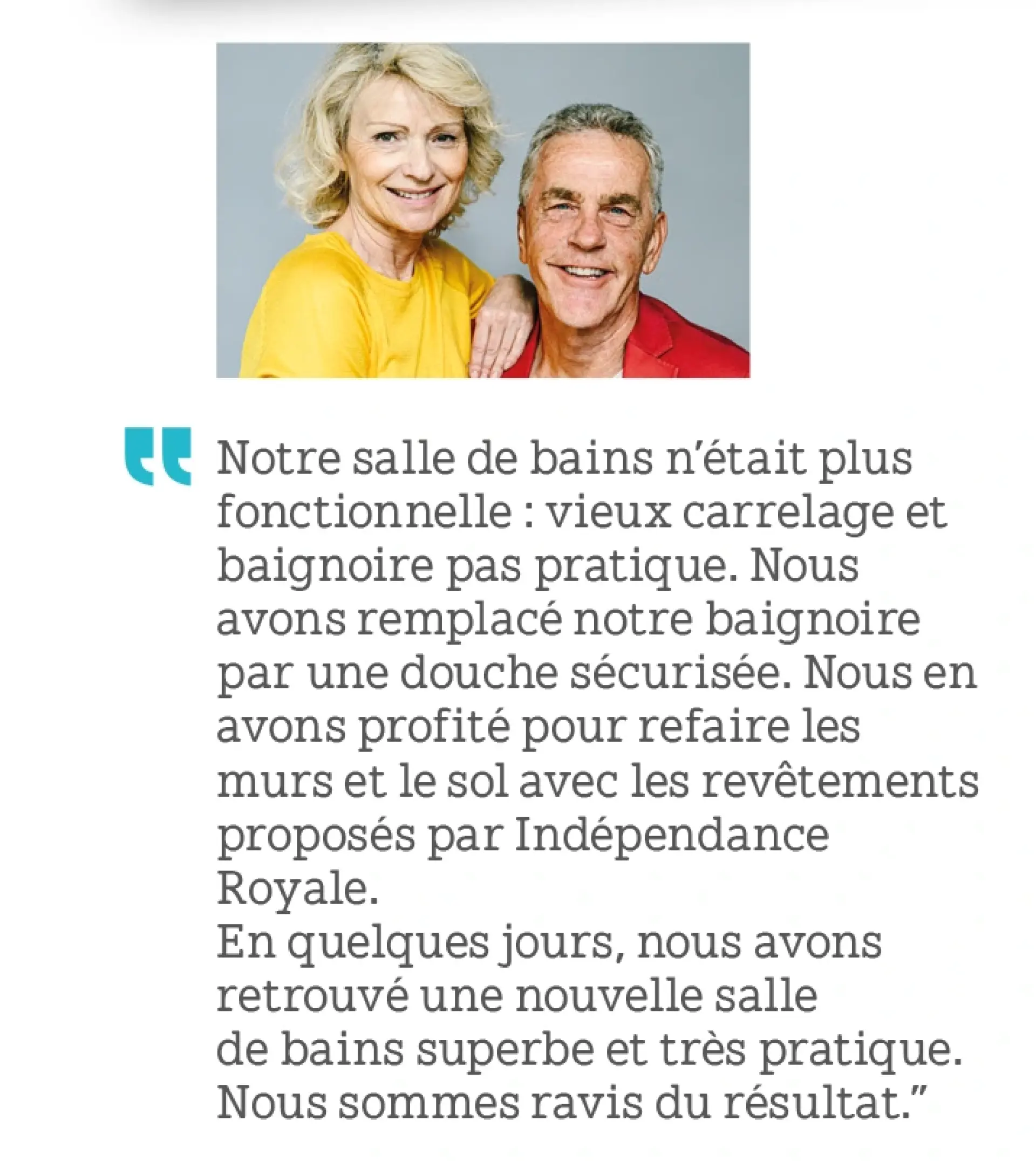 avis indépendance royale